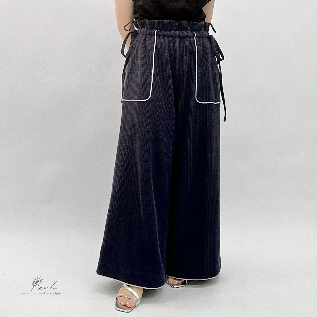 【jesh】Knit Pants / Navy