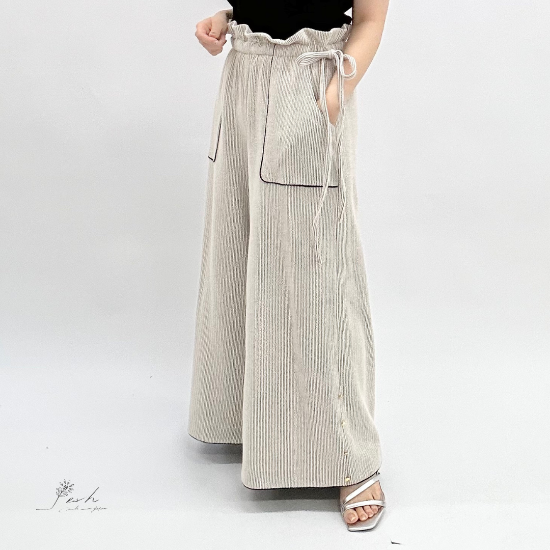 【jesh】Knit Pants / Ecru