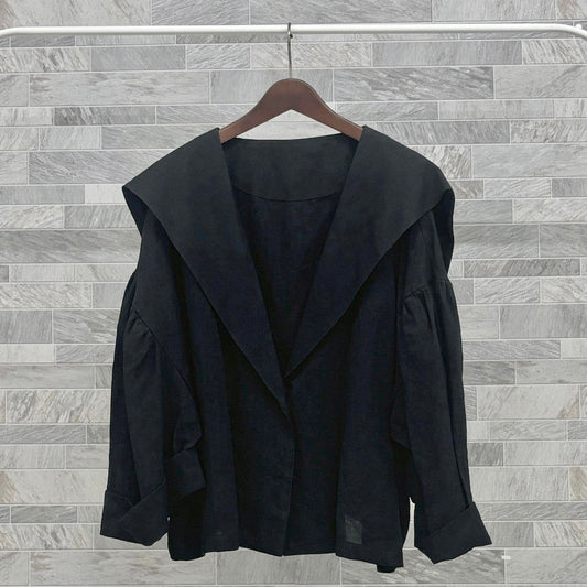 【谷家屋】sailor jacket / black