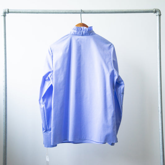 【sugoshi】 "my uniform" pullover dress shirt blue size:F