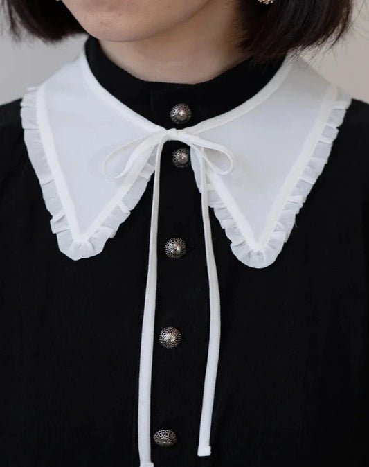 【SUBLIMATIO】WHITE ATTACHED COLLAR