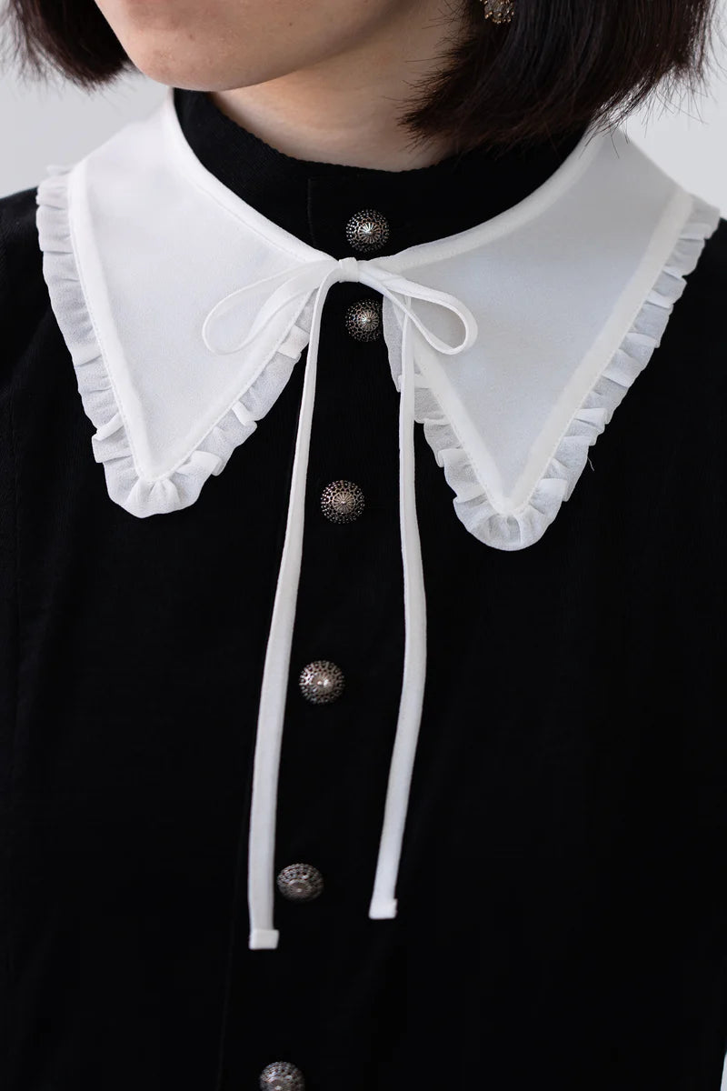 【SUBLIMATIO】WHITE ATTACHED COLLAR