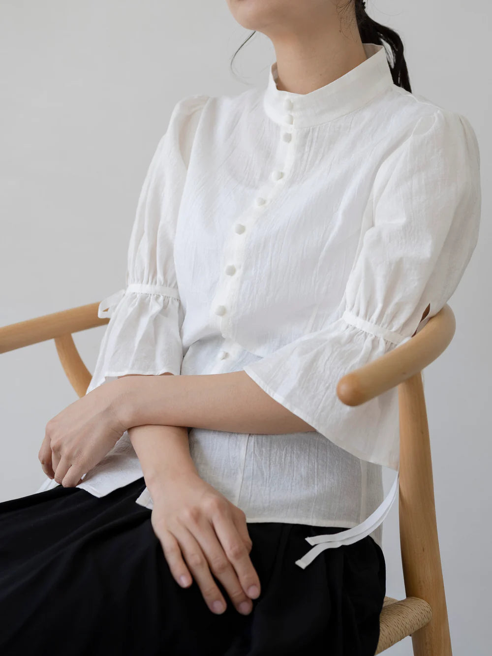 【SUBLIMATIO】The Page Shirt / White