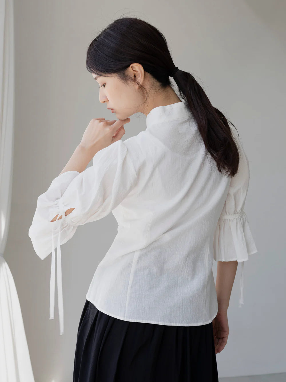 【SUBLIMATIO】The Page Shirt / White