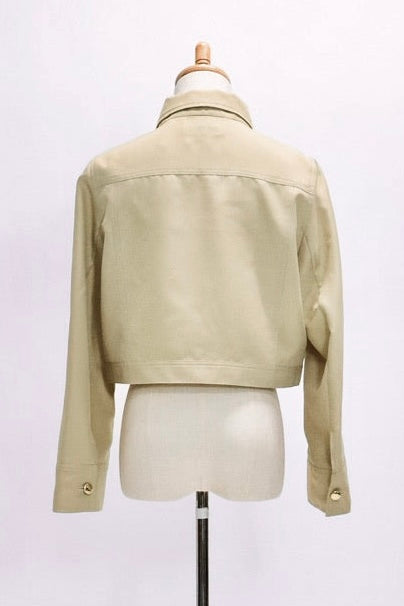 【Ruimeme】stitch cropped jacket  / beige