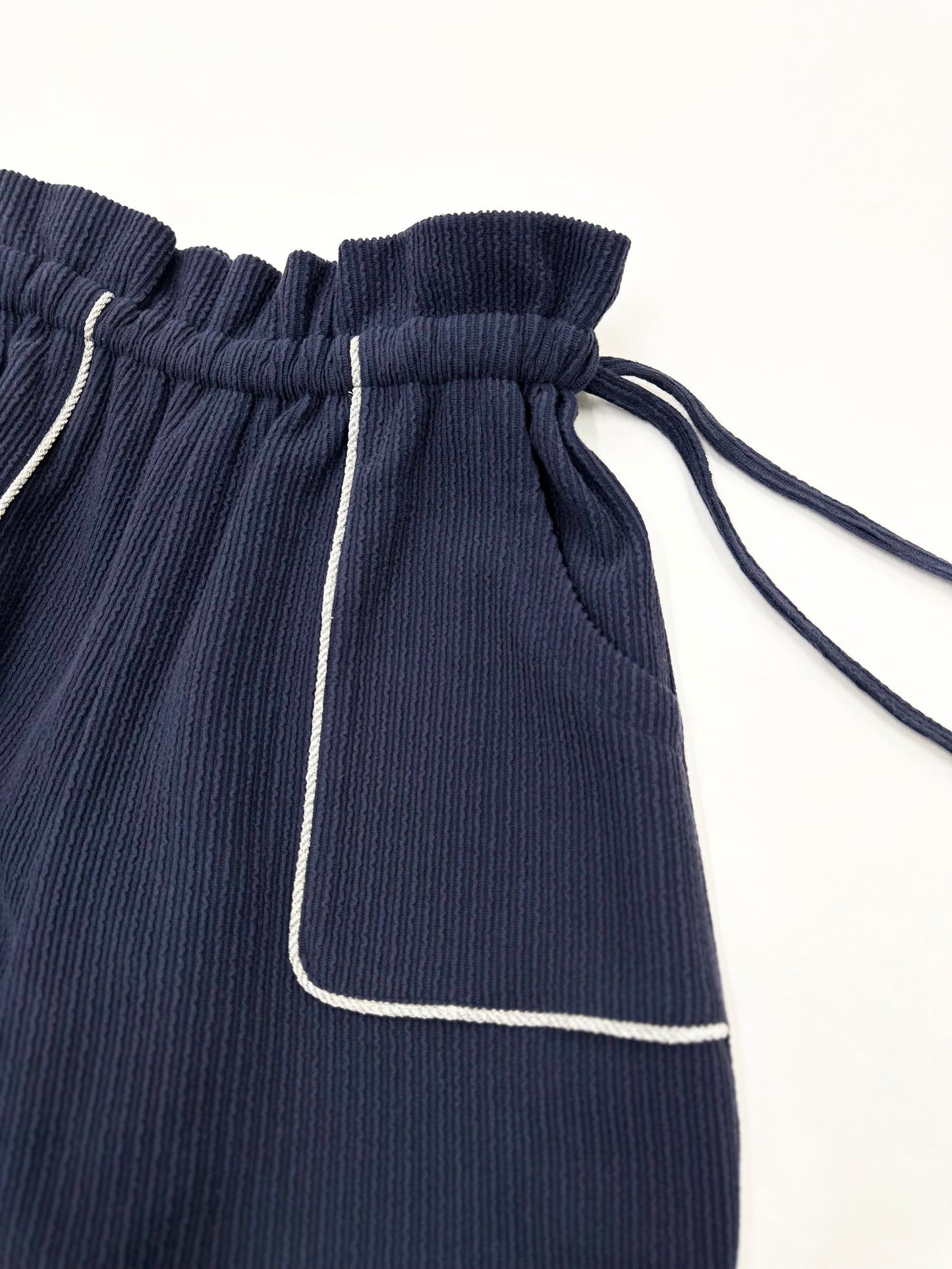 【jesh】Knit Pants / Navy