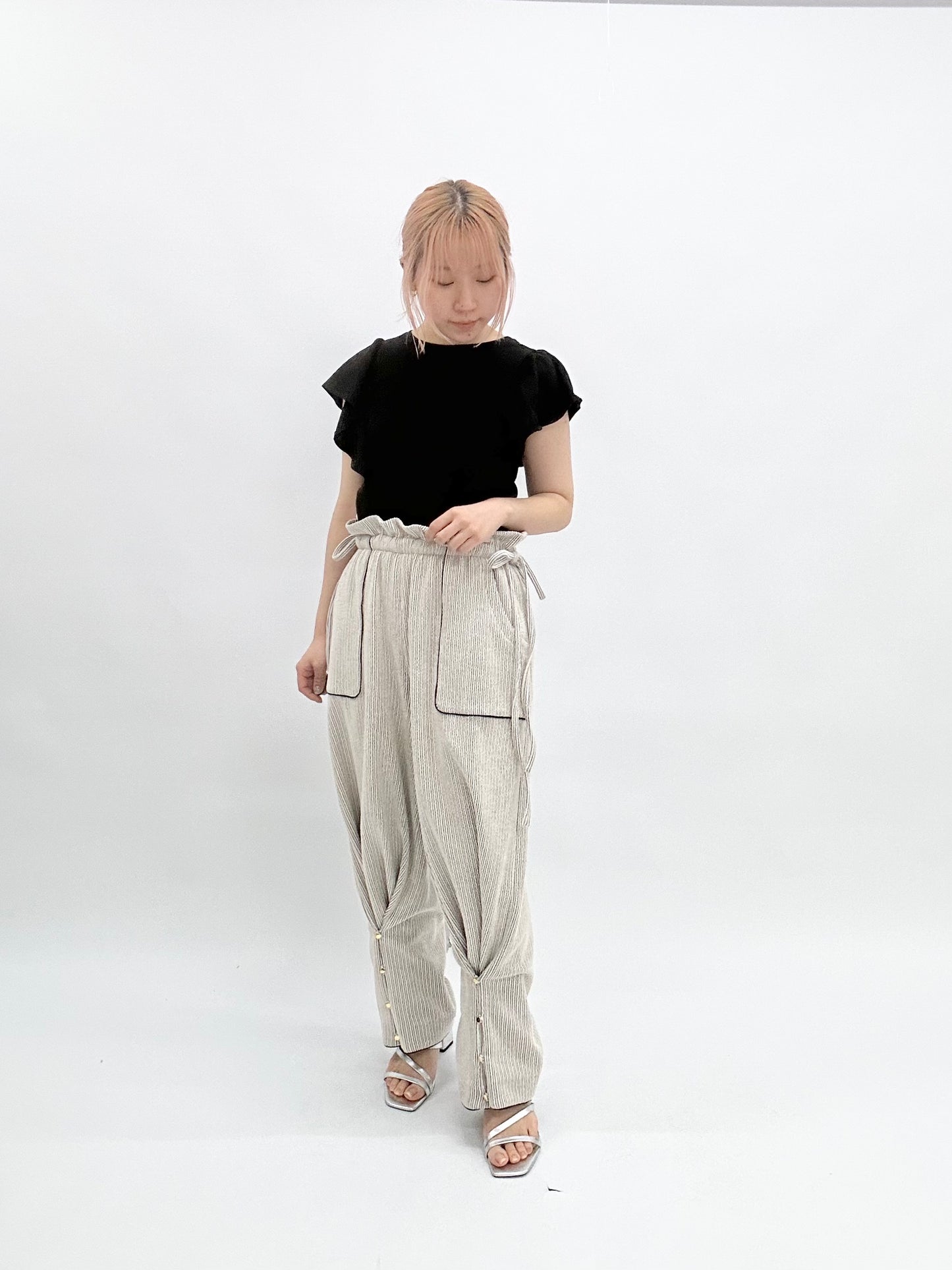 【jesh】Knit Pants / Ecru