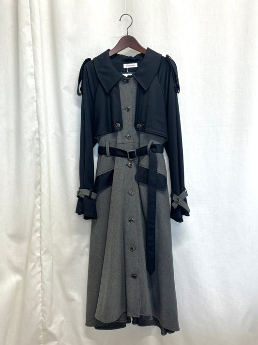 【SAMPLE】〈rapiecage〉 trench coat / navy