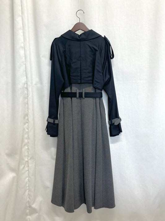 【SAMPLE】〈rapiecage〉 trench coat / navy