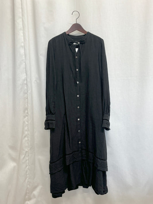 【SAMPLE】overlap dress / black