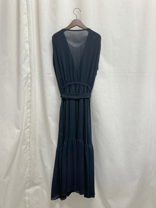 【SAMPLE】cache coeur gather dress / navy