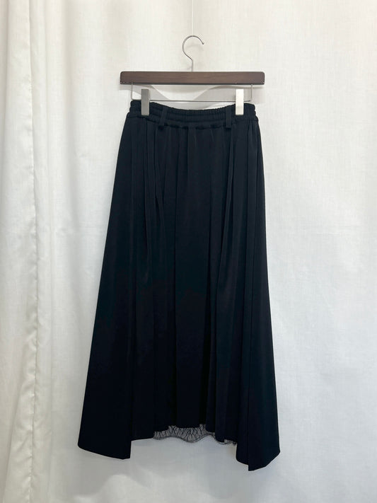 【SAMPLE】Armelle tuck skirt / black（1st sample）