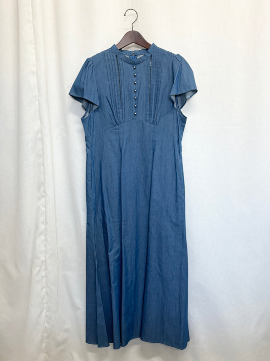 【SAMPLE】light denim dress / blue