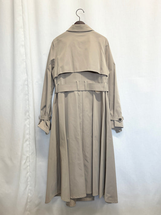 【SAMPLE】dress trench coat / beige