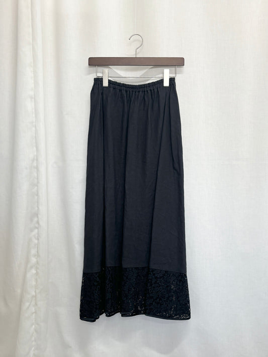 【SAMPLE】petticoat skirt / black