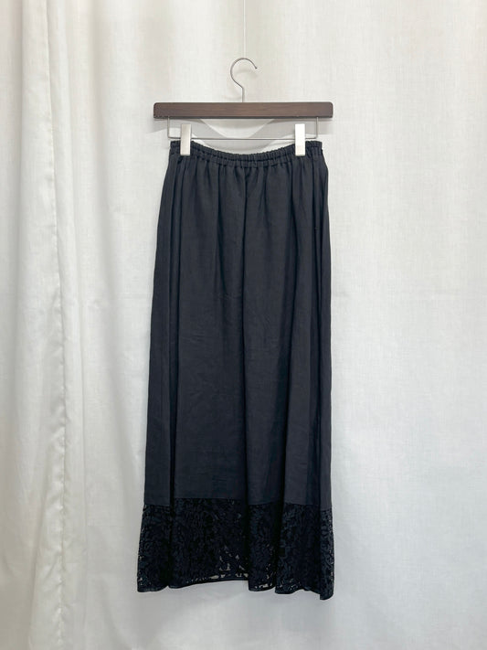 【SAMPLE】petticoat skirt / black