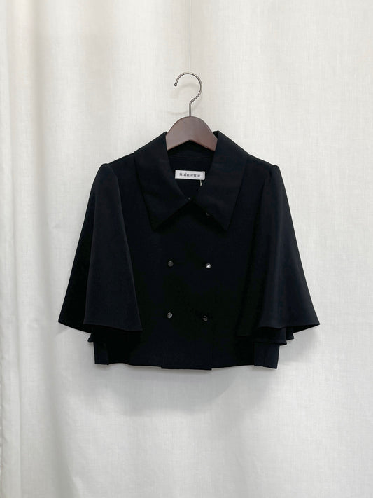 【SAMPLE】double button blouse / black