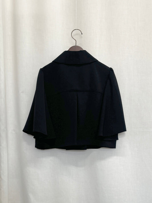 【SAMPLE】double button blouse / black