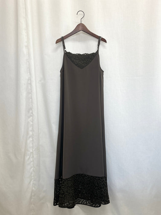 【SAMPLE】camisole dress / brown