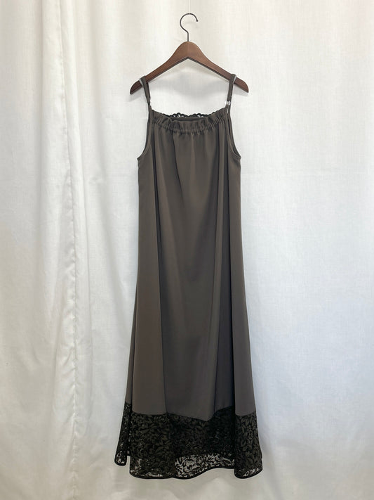 【SAMPLE】camisole dress / brown