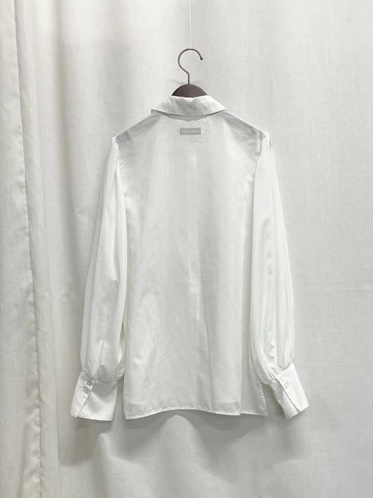 【SAMPLE】round collar blouse / off white