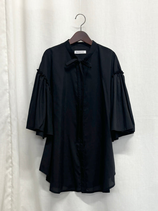 【SAMPLE】petal sleeve blouse / black