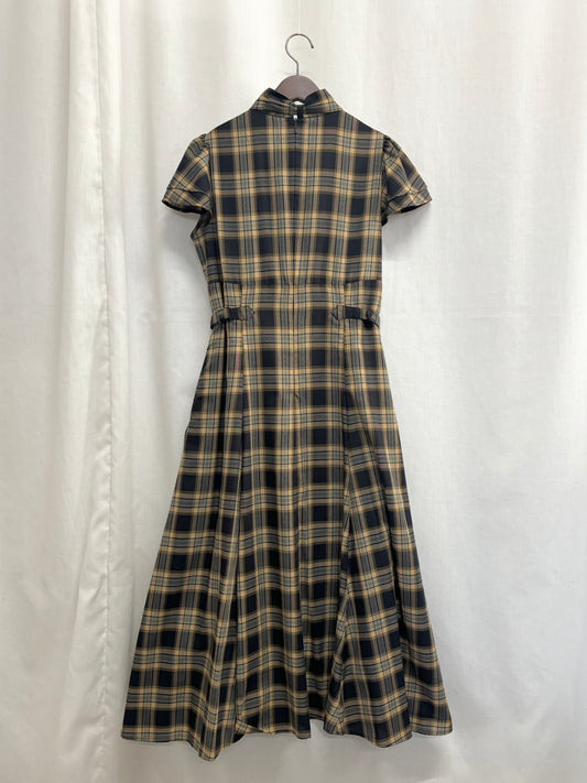 【SAMPLE】Fosette dress / navy check