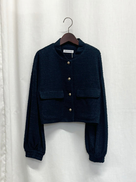 【SAMPLE】tweed MA-1 / navy