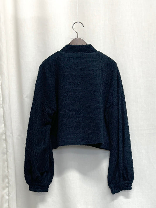 【SAMPLE】tweed MA-1 / navy