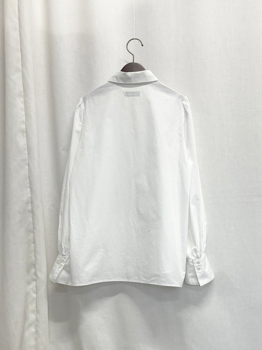 【SAMPLE】round collar blouse / off-white