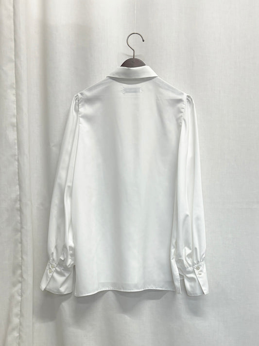 【SAMPLE】round collar blouse / off white