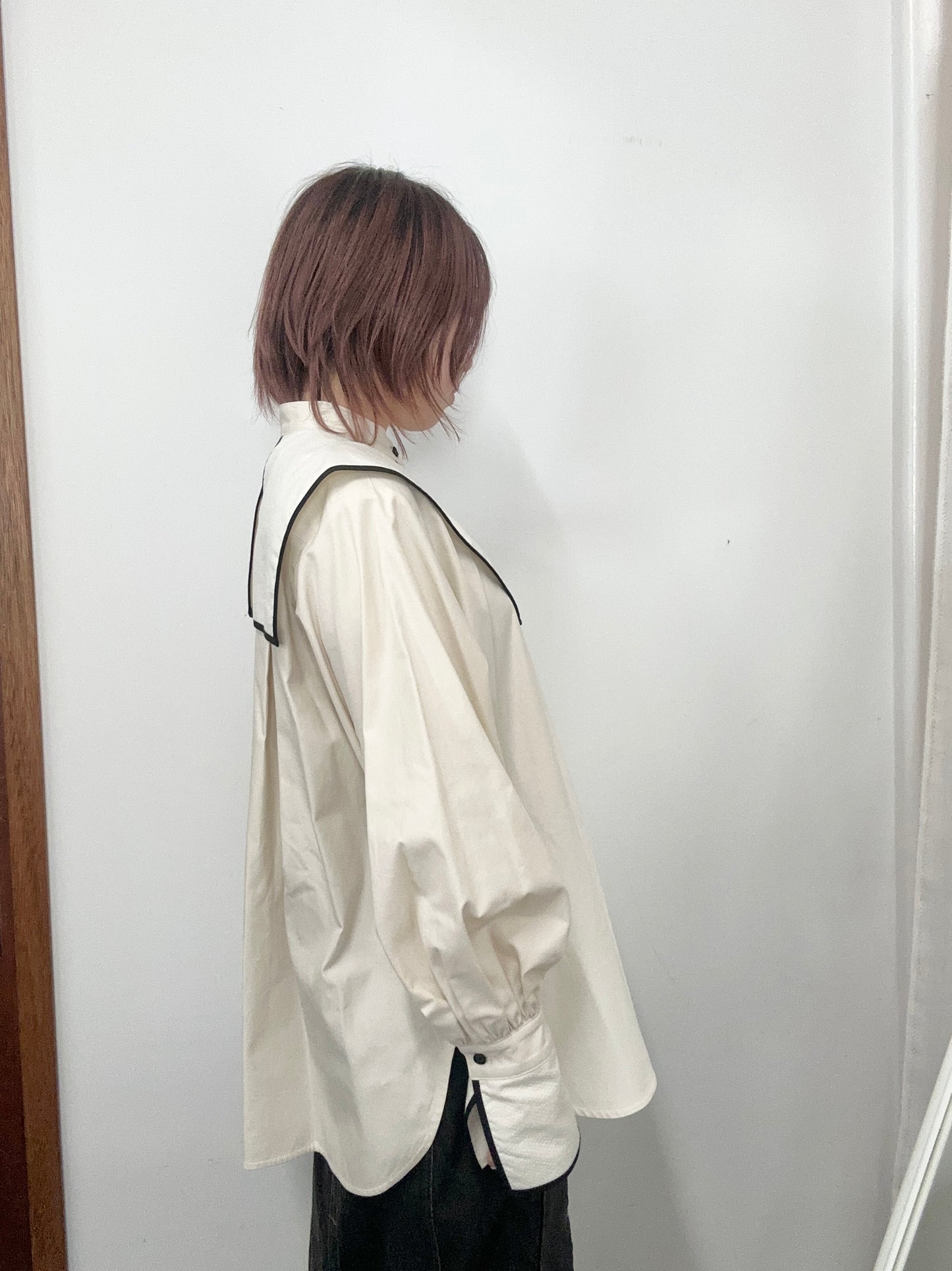 【jesh】Middy Collar Blouse / Ecru