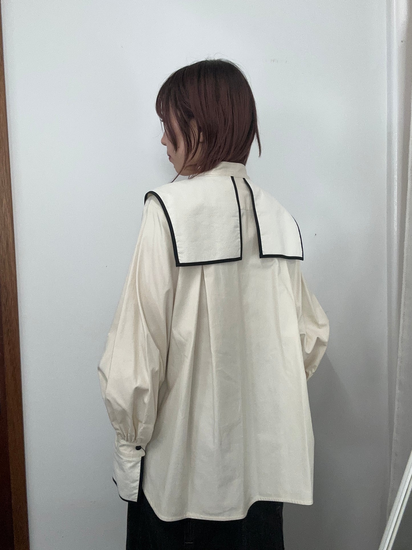 【jesh】Middy Collar Blouse / Ecru