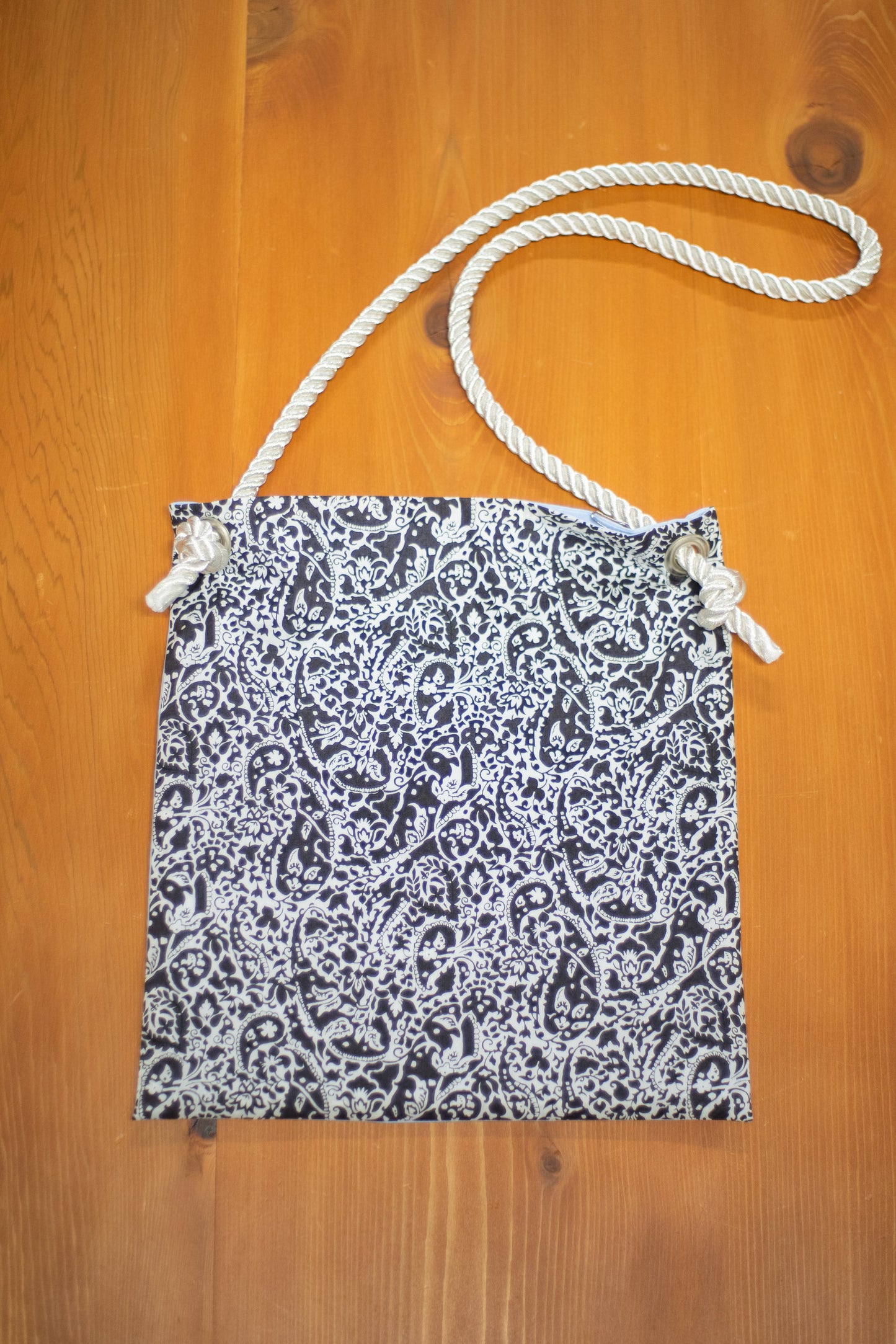 【TARV】ZANPU BAG  Paisley/ handle:Silver