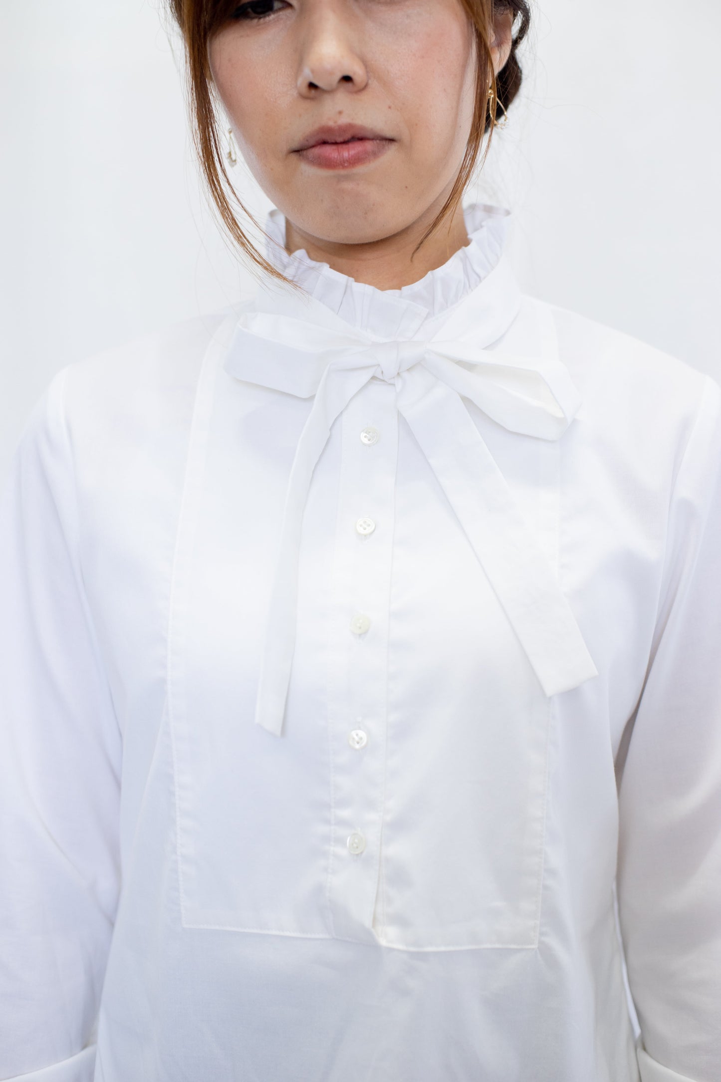 【sugoshi】 "my uniform" pullover dress shirt white size:F