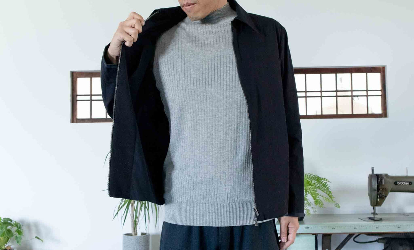 TARV シルクカシミアハイネックニット SilkCashmere High necked(16S-7-2)