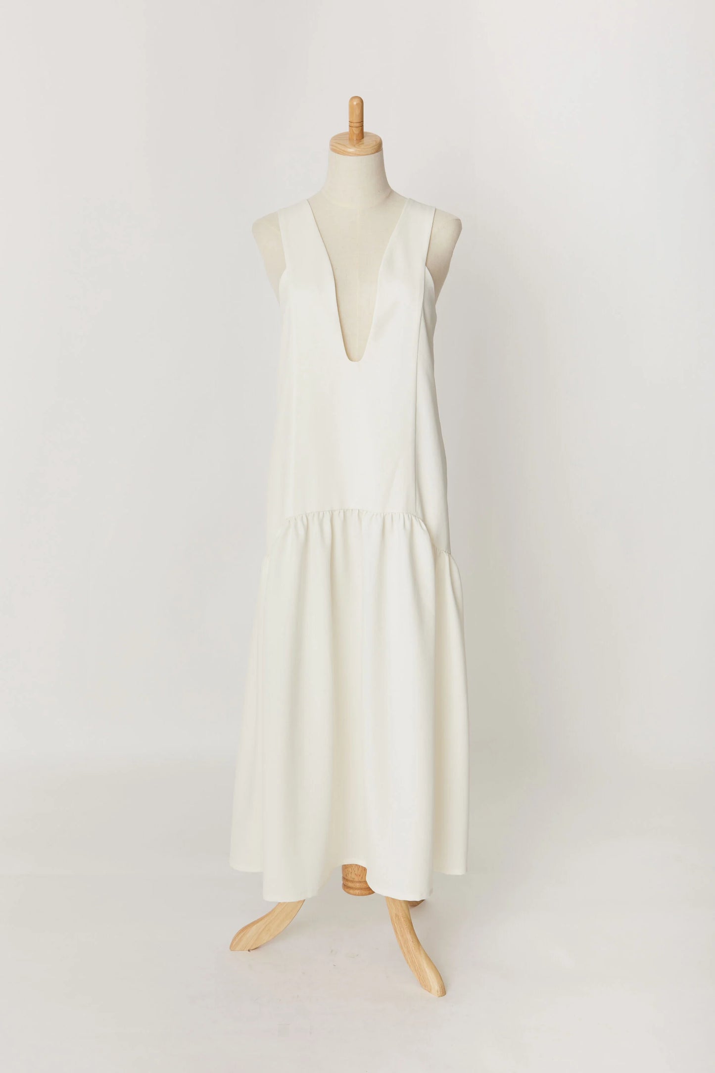 【jesh】Gather Camisole Dress / Ecru