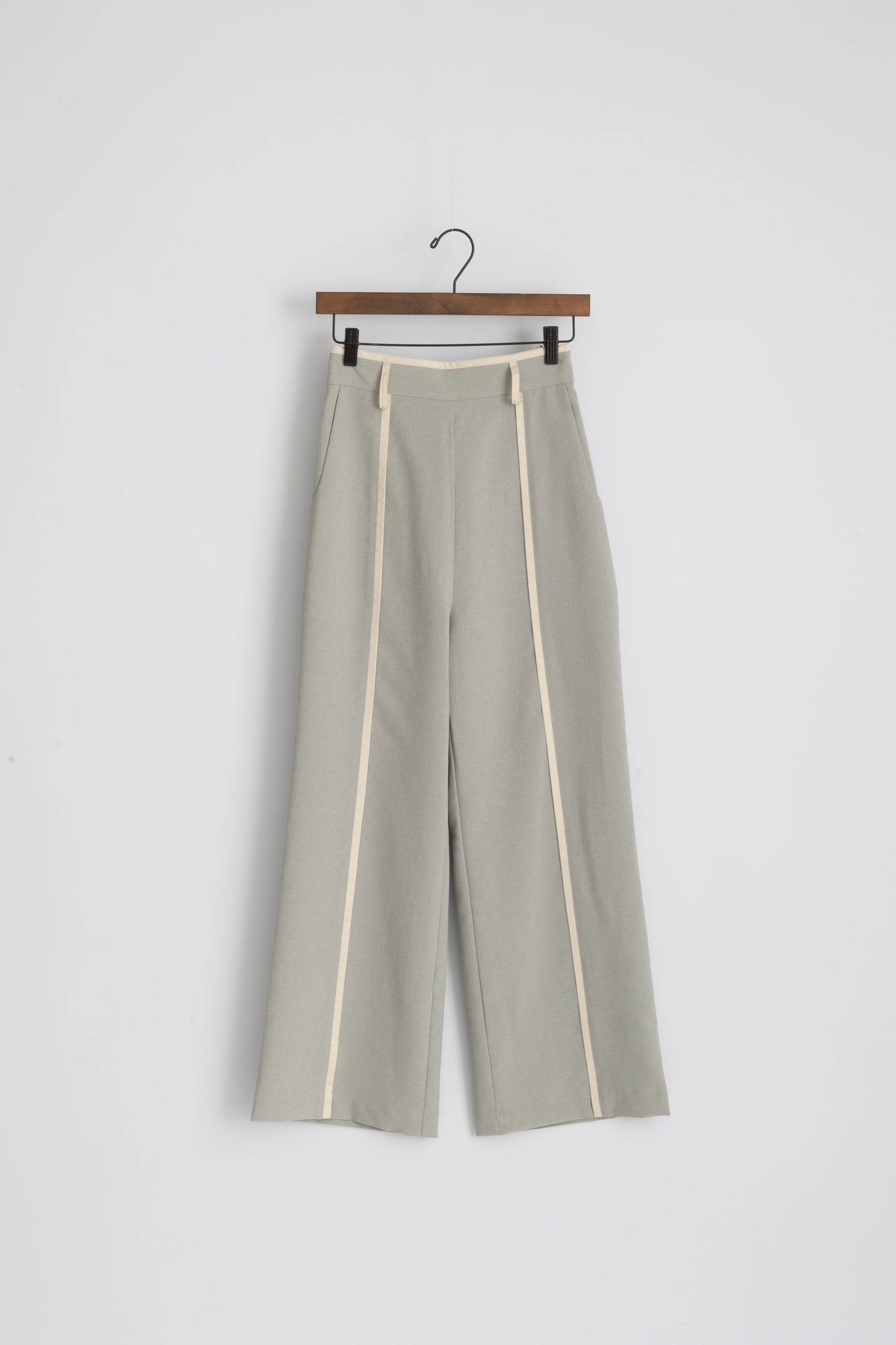 【jesh】Piping pants / Gray