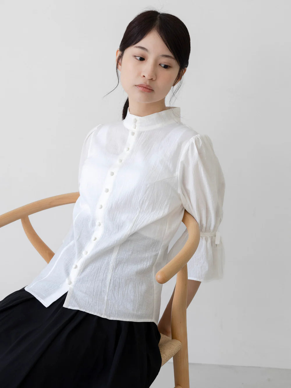 【SUBLIMATIO】The Page Shirt / White