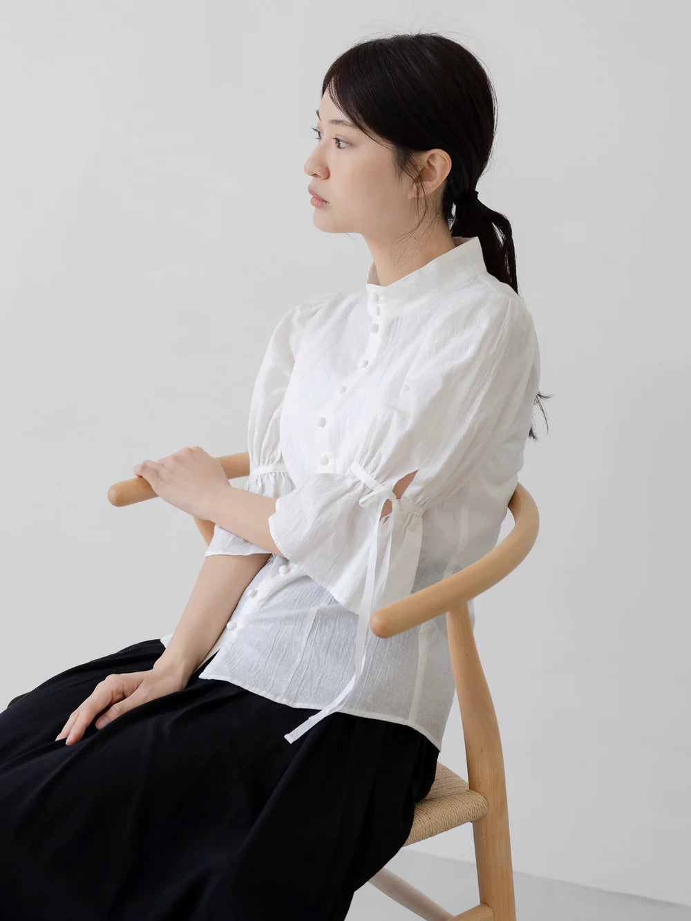 【SUBLIMATIO】The Page Shirt / White