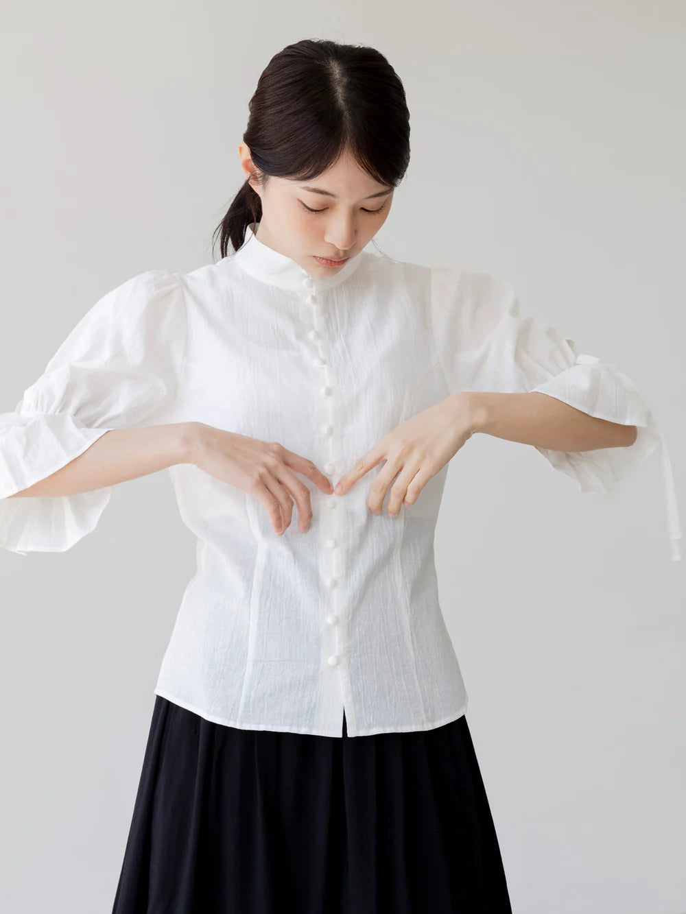 【SUBLIMATIO】The Page Shirt / White