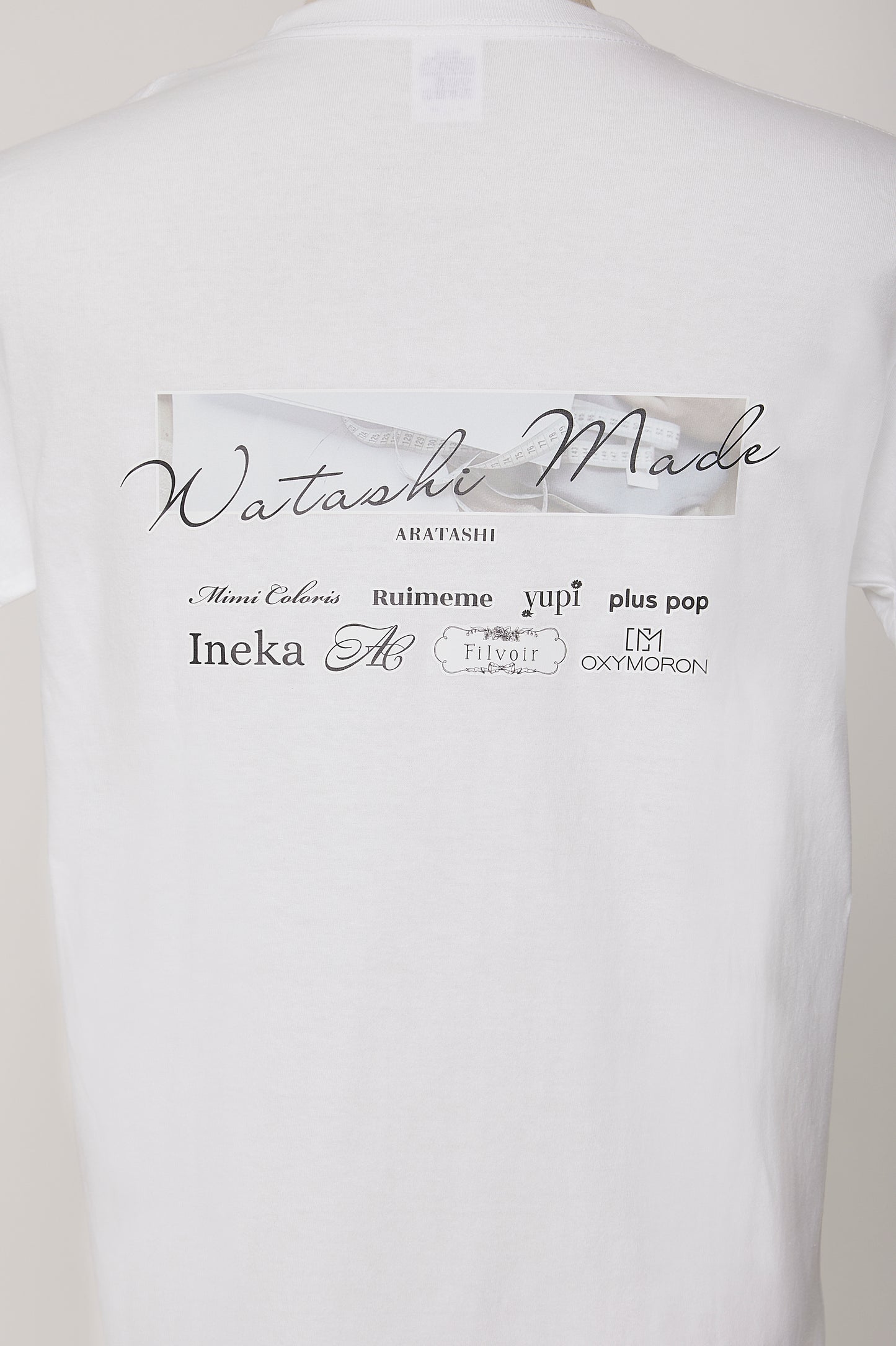 WatashiMade Original Goods  [Watashimade] brand logo print T-shirt